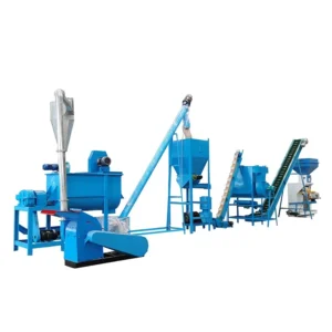 1-2t/h Production Plant Pellet Used Complete Biomass Wood Pellet Line Biomass Pellet Plant for Sale