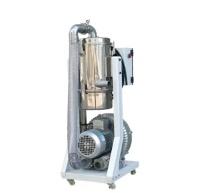 1.5HP Induction Motor PLC Core Automatic Hopper Loader 400kg h 4m Suction Head Touch Control Vacuum Plastic Pellets 380V