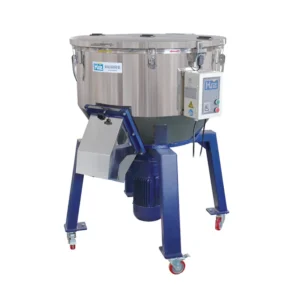 1.5KW Power Motor Stainless Steel Industrial Vertical Plastic Color Mixer Plastic Granules Blending Mixing Machine