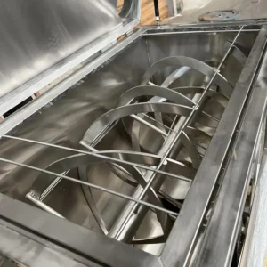 100/200/300/500/1000 L Ribbon Blender Mixer Heater Ribbon Mixer Dry Powder Industrial Floor Spice Protein Powder Mixer