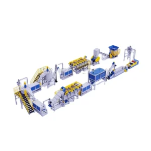 100-2000kg/h Waste Plastic Bucket Blue Barrel Washing Machine Plastic Washing Line