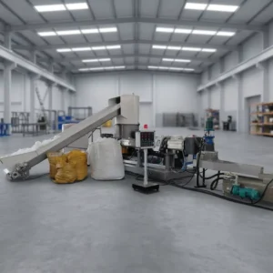 100-500kg h High Efficiency Fully Automatic PP PE LLDPE Film Recycling Granulator Machine Waste Pelletizer Pelletizing