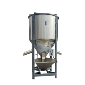 1000 KG Spiral Round Plastic Granule Mixer Vertical Sheet Mixer Plastic Mixer With Dry