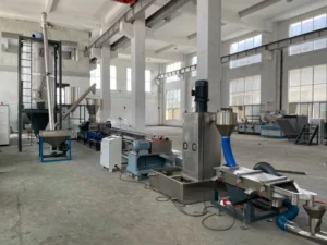 1000 Kg/h PET Clean Flakes Plastic Extruder Machine Strand Pelletizer Machine for Recycling