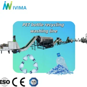 1000kg Hourly Output Waste Plastic PET Bottle Washing Production Line for Secondary Application Use