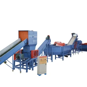 1000kg/h Automatic Waste Plastic PP PE Agriculture Film Recycling Washing Drying Line with Engine