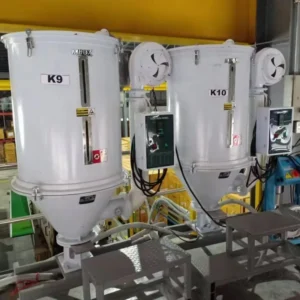 100KG 150KG PE PVC PP Plastic Resin Hopper Dryer with Magnetic Bars Hot Air Dryer Machine for Injection Molding Machine