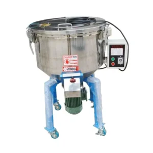 100KG Industrial Vertical Color Mixer for Mixing Plastic Granules Stainless Steel Pail Easy to Clean