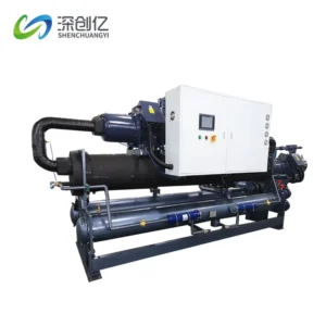 100kW 2000kW High Efficiency Inverter VFD Industrial Chiller R134A Chilling Equipment Flooded Water Cooled Chiller
