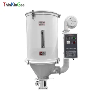 100kg Hopper Dryer for Injection Molding Plastic Granules with 7kW Electric Heating PLC Control and 6.12kW Blower
