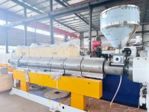 100kg/h-600kg/h Single Screw Extruder for HDPE/PVC/TPO/UPVC Wire Pelletizing Process Plant with High Automation