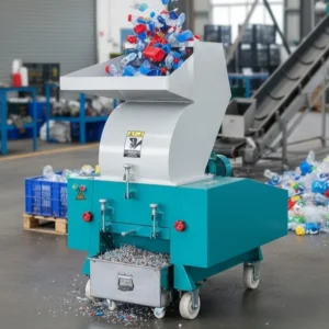 10HP High Speed Industrial Plastic Material Shredder Crusher for High Load Operation and Enhanced Recycling Efficiency