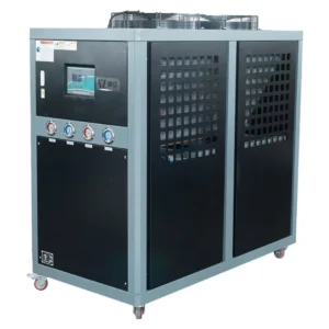 10HP Portable Mini Industrial Air Cooled Water Chiller System 220V Pump Automatic Compressor R22 Small Water Chiller for Plastic