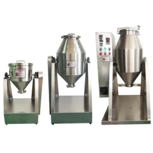 10Kg 20Kg 20L 200L 2D Rotary Drum Compact Beverage Protein Polymer Pellet Powder Mixer Color Gypsum Powder Mixing Machine
