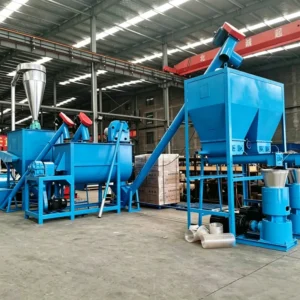 10T/H High Output Complete Feed Pellet Line for Straw Corn Grain Fish Poultry
