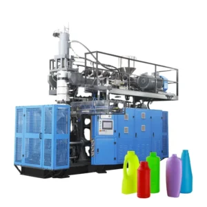 1200mm Flim Width Extrusion Blow Moulding Film Blowing 10 Liter 55 Gallon HDPE Blue Barrel Moulding Making Machine