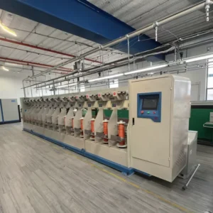 15 Spindle Twisting Machine Yarn Ring Twister Machine For Multifilament Yarn Twisting Single Control Machine