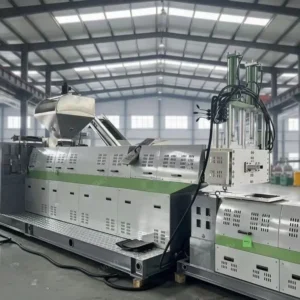150-300kg/h Waste PP Woven Bags Recycling Pelletizing Machine Plant PP PE Film Granulating Machine with Force Feeder