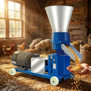 150KG/H Electric Diesel Engine Pellet Machine Farm Mill Granulator Animal Feed Pellet Processing Machines
