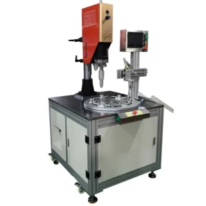 15KHz Turntable Ultrasonic Plastic Welding Machine For Plastic Toys