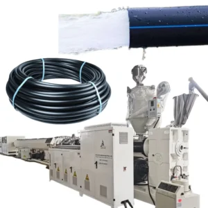 16mm to 63mm HDPE Drip Irrigation Pipe Extrusion Line High Pressure PE Pipe Making Machine