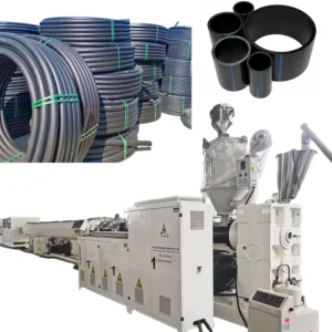 16mm to 63mm HDPE Water Pipe Extrusion Line Plastic Pipe Coil Roll Making Machine