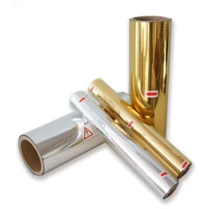 17mic 24mic PET Plastic Film Aluminum Foil Bopp Thermal Lamination Film For Packing Laminating