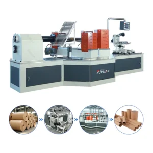 2 21 Layers High Speed Automatic Spiral Carton Cardboard Paper Pipe Core Tube Can Cutting Making Machine