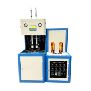 2 Cavities Semi Automatic PET Plastic Bottle Blowing Making Machine Drinking Water Bottle Machine