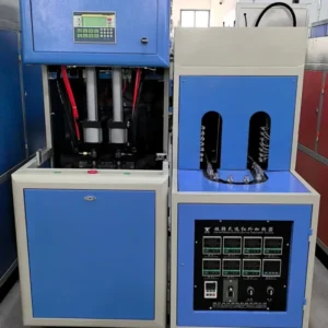 2 Cavities Semi Automatic Pet Bottle Blowing Machine with 1 Year Warranty