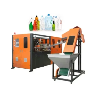 2-Cavity High-Speed Automatic Bottle Blowing Machine PET PP Plastic Include Pump Motor PLC