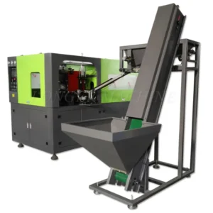 2 Cavity Pneumatic PLC Controlled Motor PET Stretch Blow Molding Machine Fully Automatic High Speed Wide Mouth CE