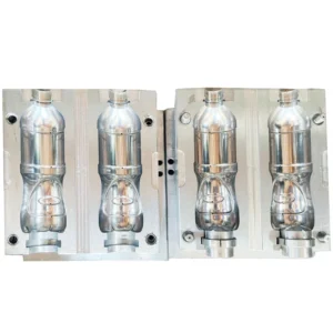 2 Cavity Steel Aluminum PET Plastic Bottle Blowing Mold