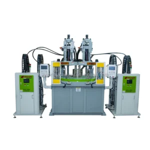 2 Color 2 Material Electric Vertical LSR Injection Molding Screw Servo Motor Energy Saving Multi Component Overmolding Parts CE
