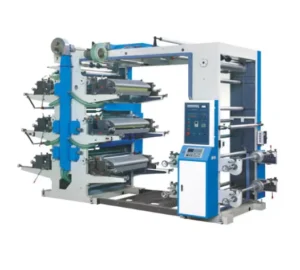 2 Color 4 Color 6 Color Flexographic Printer Machine