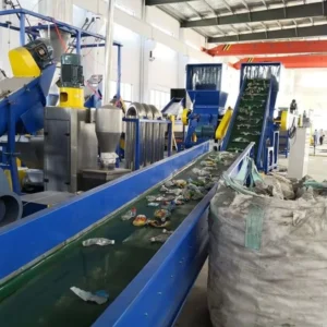2 Liter Glass Aluminum PET Bottle Crusher Waste PE PP Plastic Film PET Bottle Flakes Washing Recycling Line Machine