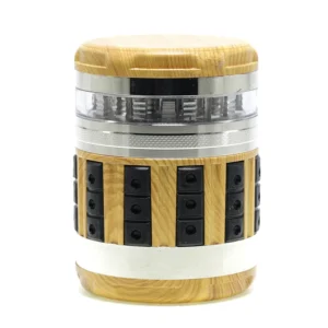 2.5-inch 4 Layer Zinc Alloy Plastic Smoke Crusher Grinders in Ready to Ship