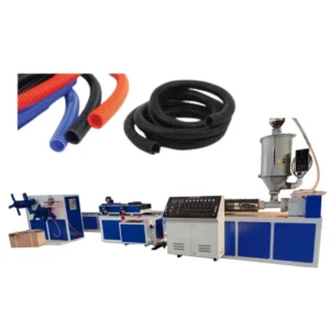 20-110mm PVC PP PE Plastic Single Twin Wall Corrugated Pipe Hose Water Supply Electrical Tube Extrusion Line