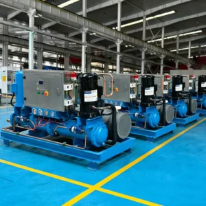 20 Tons 50 Tons 100 Tons Water Cooled Screw Chiller Industrial Water Cooling Chiller Water Chiller