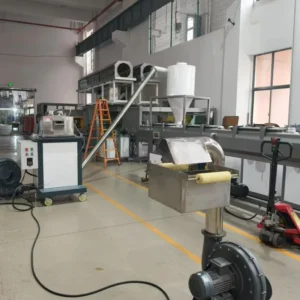 200-300kg/hour Plastic Recycling Pellet Making Machine Cold Cut Noodle Cutting Extrusion Line Featuring Core Motor Engine PLC
