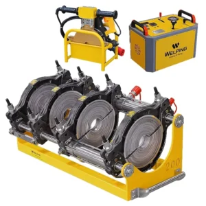 200mm Hot Melt Weld Machine for PE HDPE Pipes 220V 110V 3.65kW High Safety 18 Month Warranty