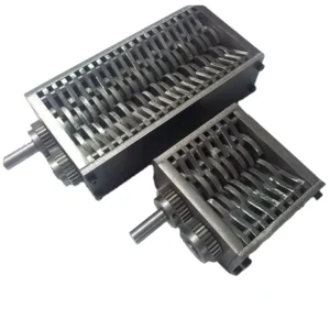 200mm Width 300mm Length Mini Double Shaft Shredder