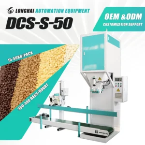 20kg 50kg Grains Bagging Scale for Fertilizer Seed Grain Rice Corn Wood Pellet Animal Feed