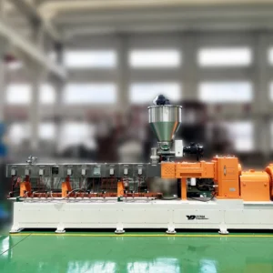 20mm 75mm Parallel Automatic Co Rotating Twin Screw Extruder Machine for Plastic Pellets