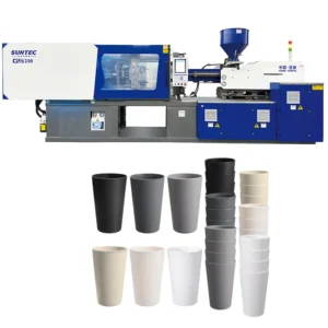 210T Servo Injection Molding Machine High Precision for Plastic Cup Storage Container Thin Wall Packaging