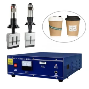 220V Ultrasonic Welding System Eco Friendly Low Energy Disposable Paper Cups Plastic Welder 20kHz