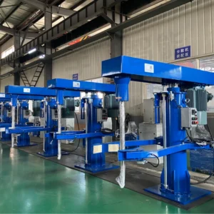22KW High Speed Disperser Variable Speed Paint Dispersion Mixing Machine Hydraulic Lift Color Paste Dispersing Dissolver Mixer