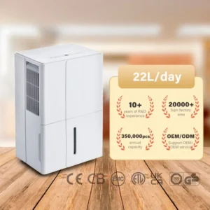 22L OEM ODM CE Approved Home Portable Quiet Air Dryer Low Noise Home Dehumidifier