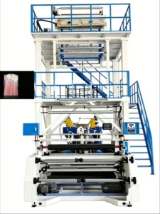 2DB A 700 900 1100 1300 ABA Two layer Co extrusion LDPE LLDPE MLLDPE Recycled White Black Film Blowing Machine High Motor