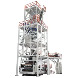 3 Layer Co Extrusion POF Heat Shrinkable Film Blowing Machine
